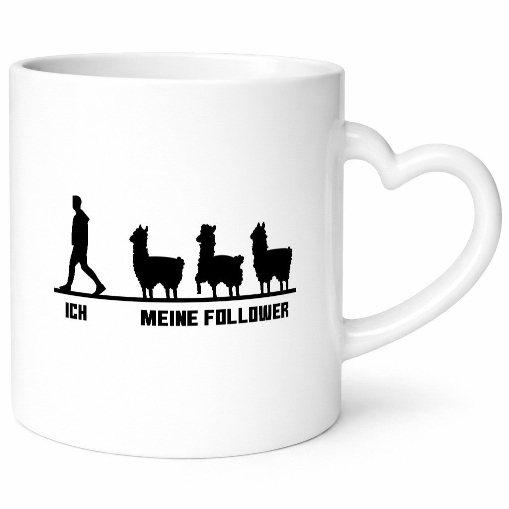 Meine Follower | Lama Alpaka Influencer Internet lustig Humor Geschenkidee