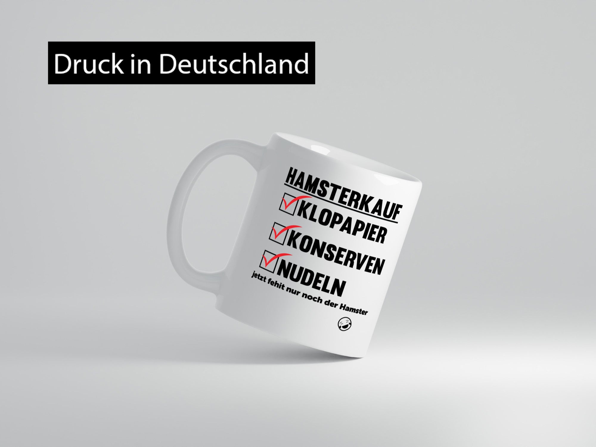 Hamsterkauf | Weihnachten Shopping Geschenkidee Humor Tasse