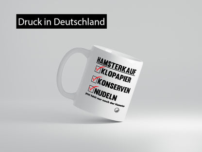Hamsterkauf | Weihnachten Shopping Geschenkidee Humor Tasse