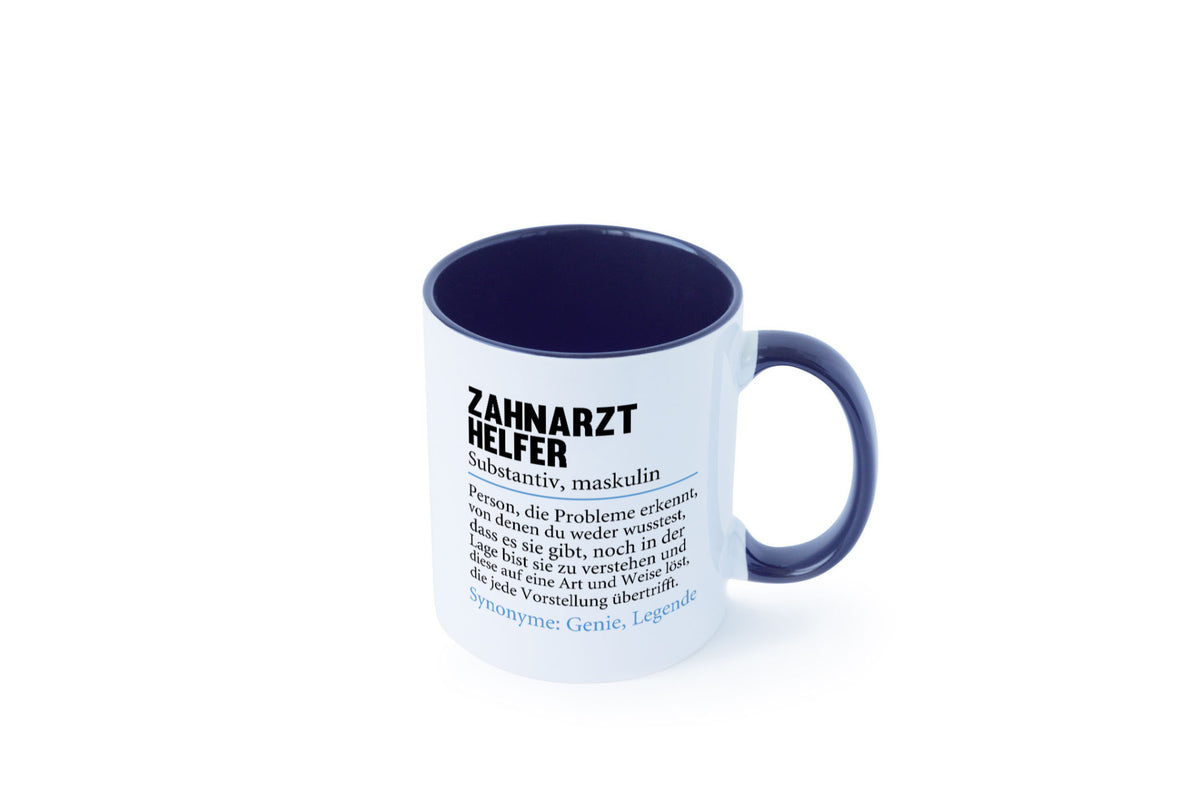 Zahnarzthelfer | Spruch Humor Zahnmedizin Geschenkidee Tasse