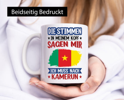 Kamerun | Urlaub Stimmen in meinem Kopf Traumland Geschenk Humor Geschenkidee