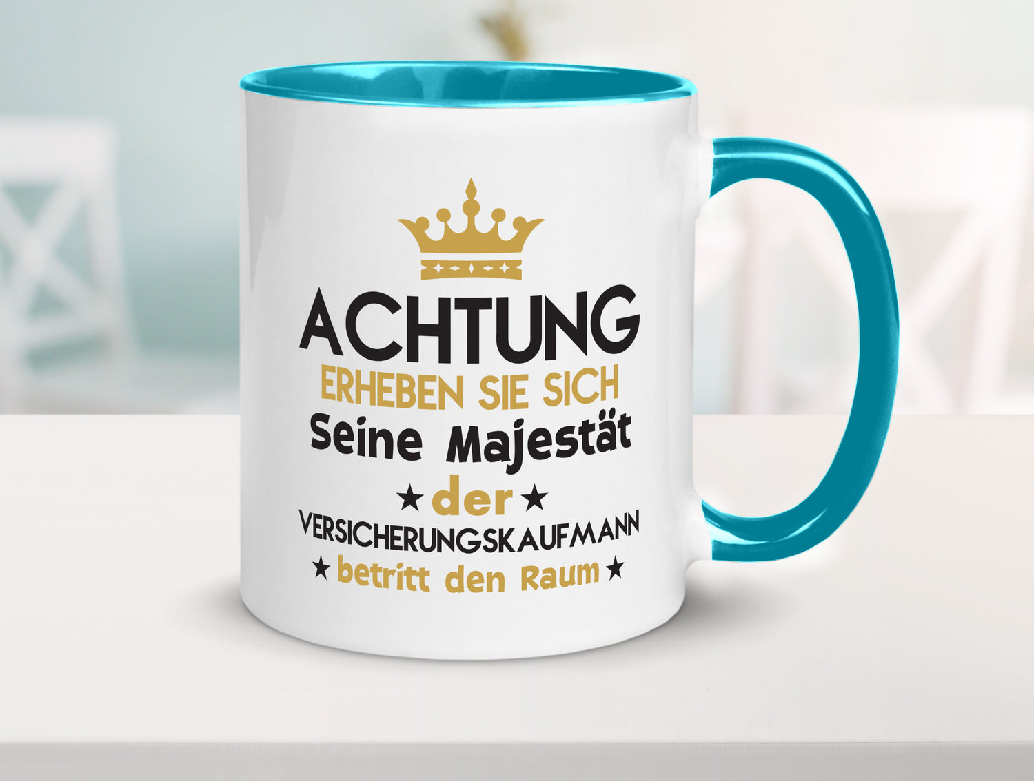 Seine Majestät Versicherungskaufmann | Kaufmann Geschenkidee Humor Tasse