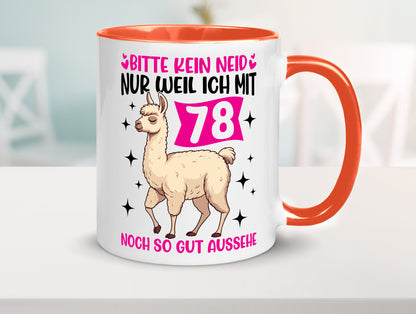 78. Geburtstag | 78 Jahre Lama gut aussehen Geschenk Geschenkidee lustiger