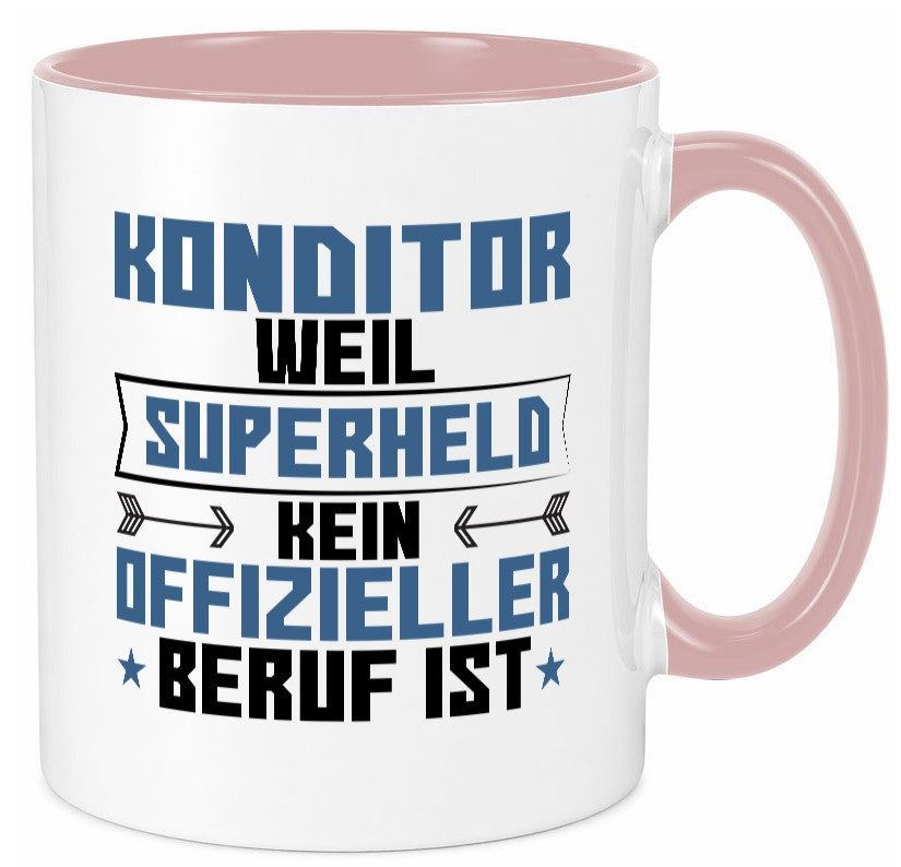 Superheld Konditor | Konditorei Humor Geschenkidee Tasse