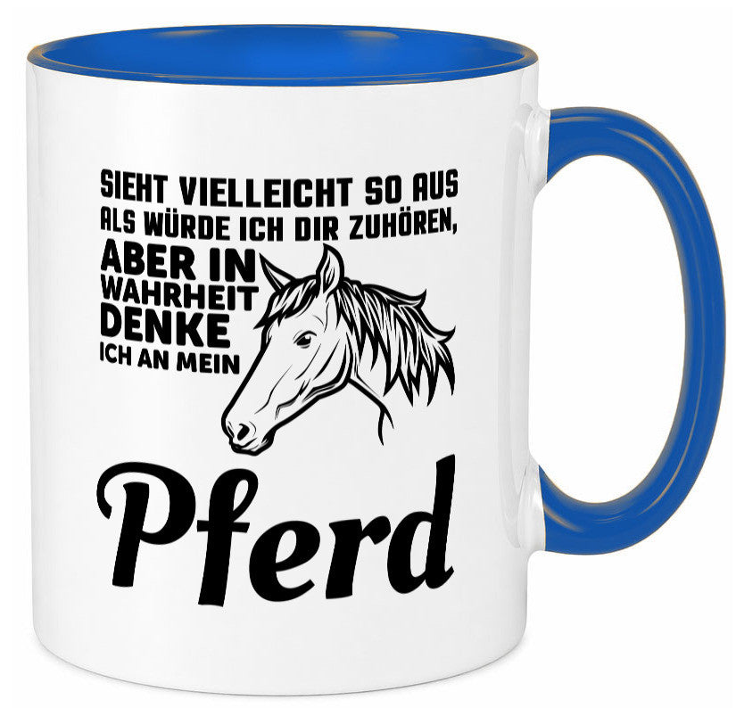 Pferde Spruch | Reiterin Tasse Pferdesport Reiten Humor Geschenkidee