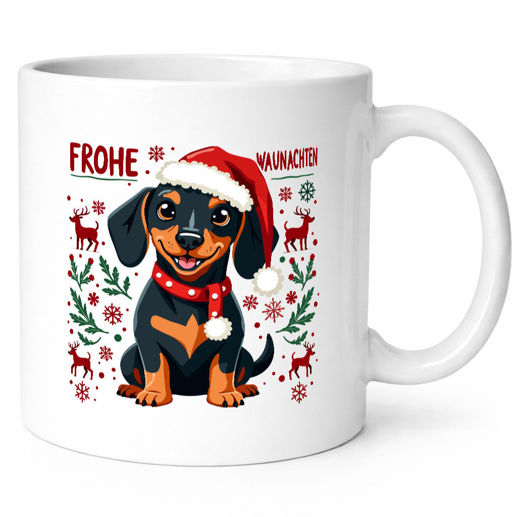 Frohe Waunachten | Ugly Christmas Weihnachtshund v2 Humor Tierliebhaber