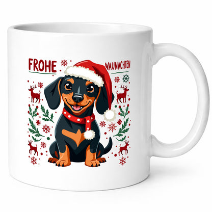 Frohe Waunachten | Ugly Christmas Weihnachtshund v2 Humor Tierliebhaber