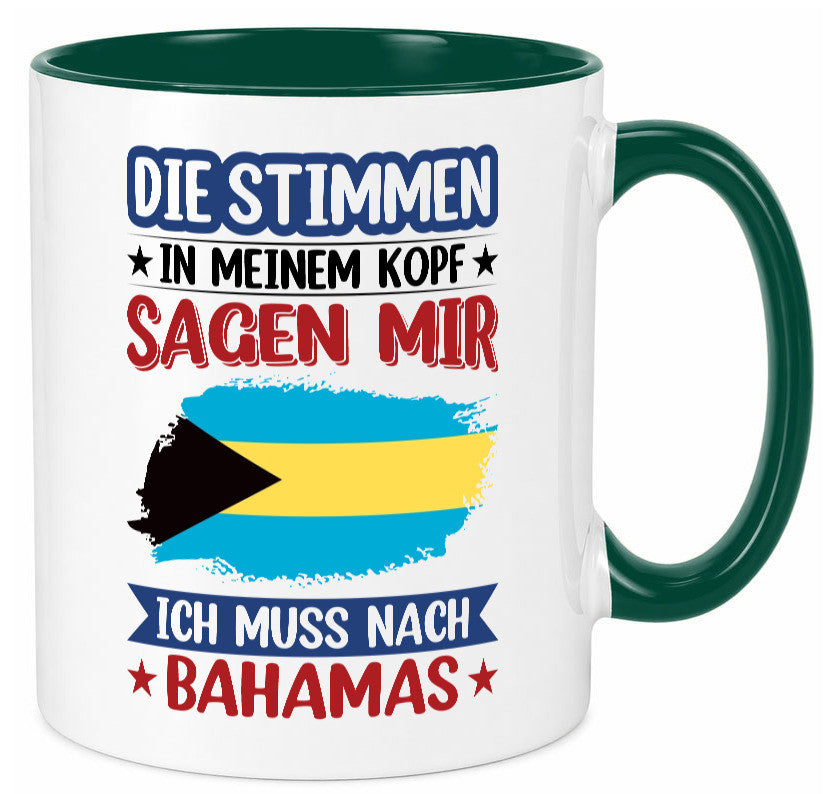Bahamas | Urlaub Stimmen in meinem Kopf Traumland Geschenk Humor Geschenkidee