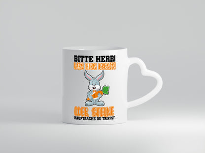 Lass Hirn regnen lustig Humor Geschenkidee Geschenk Tasse