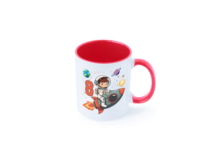 8. Geburtstag | 8 Jahre Astronaut Weltraum Humor Geschenkidee Tasse