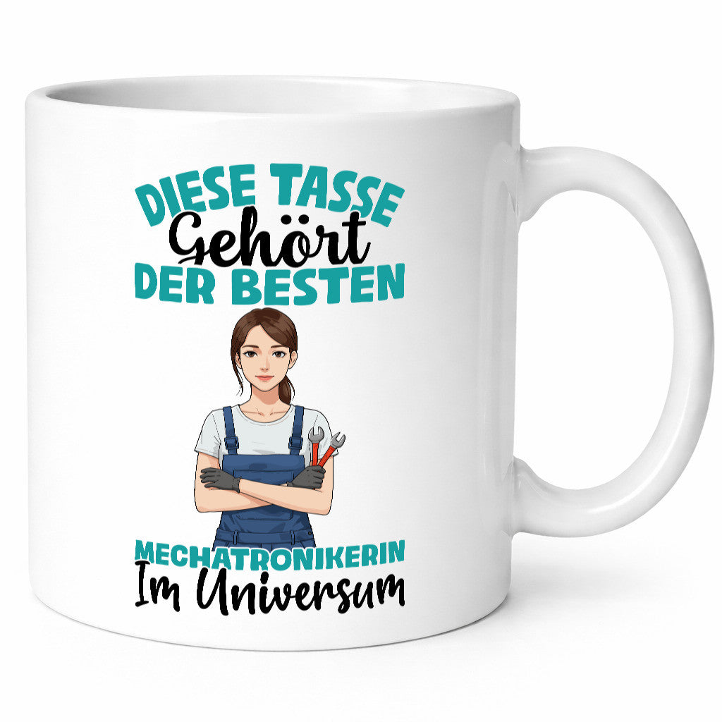 Im Universum: Mechatronikerin | KFZ Werkstatt Geschenk Humor Geschenkidee