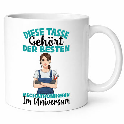 Im Universum: Mechatronikerin | KFZ Werkstatt Geschenk Humor Geschenkidee