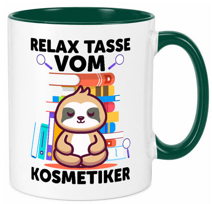 Relax Tasse: Kosmetiker | Kosmetik Stylist lustiger Spruch Geschenk Humor