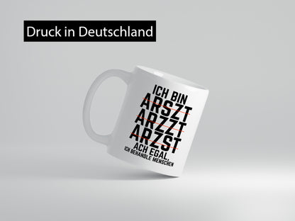 Ich bin Arzt | Rechtschreibung Klinik lustiger Spruch lustig Humor Geschenkidee