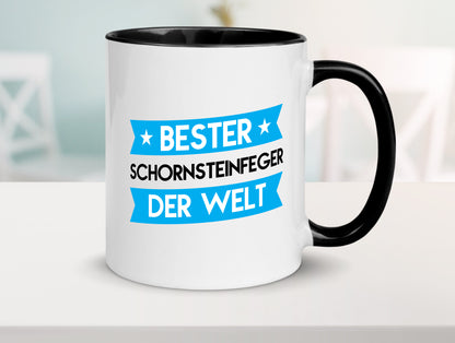 Bester Schornsteinfeger | Kaminkehrer Handwerk Humor Geschenkidee Tasse