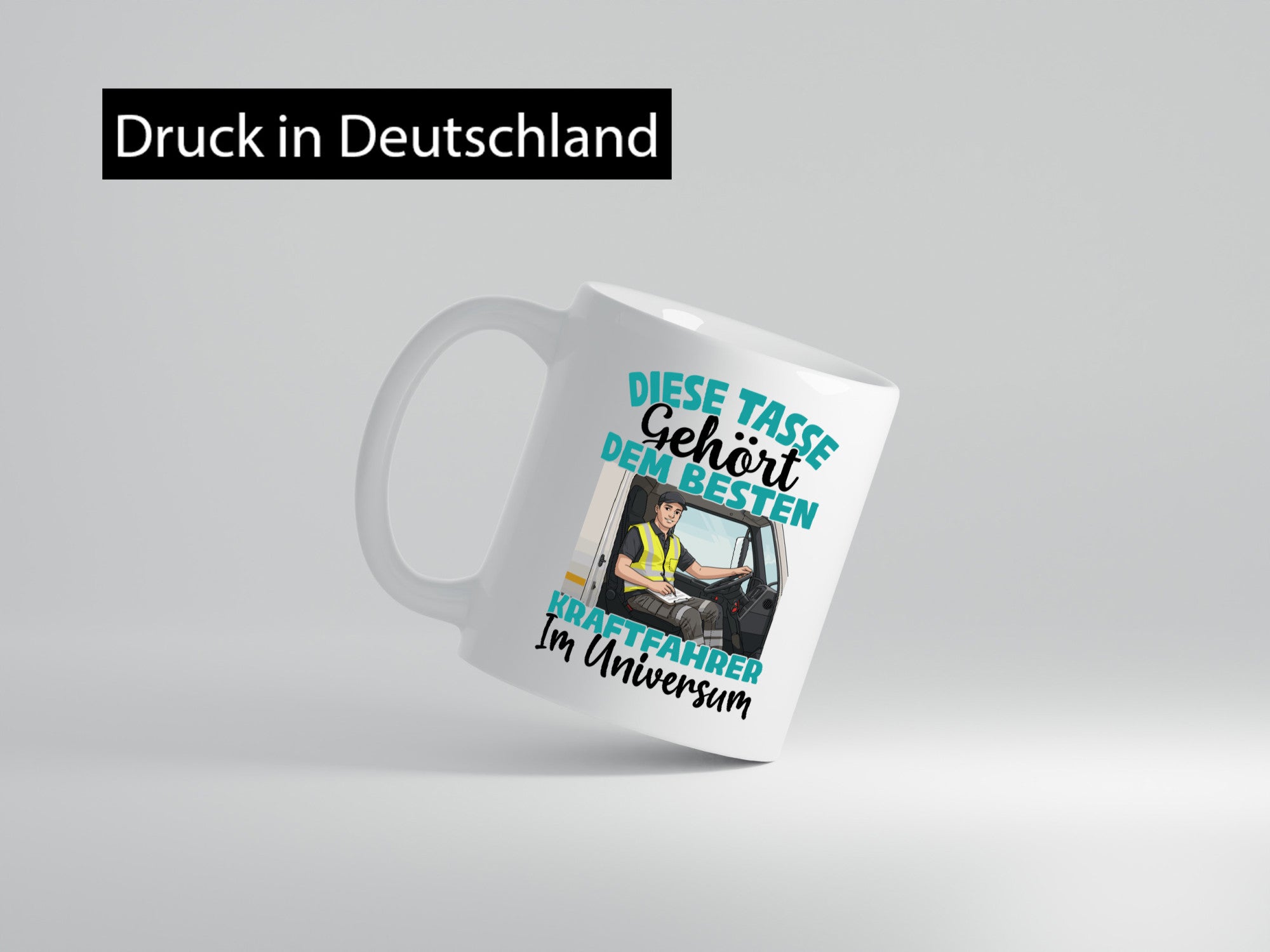 Im Universum: Kraftfahrer | Lastwagen LKW Fahrer lustig Humor Geschenkidee