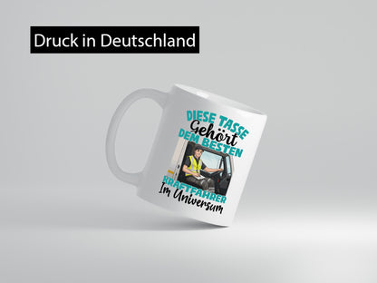 Im Universum: Kraftfahrer | Lastwagen LKW Fahrer lustig Humor Geschenkidee