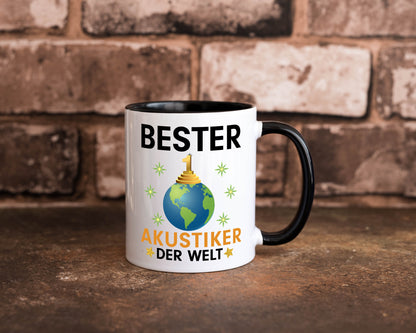 Welt Bester Akustiker | Akustik Hörgeräteakustik Geschenkidee Humor Tasse
