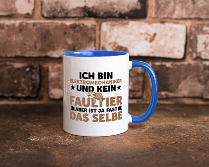 Ich bin kein Faultier: Elektromechaniker | Mechaniker Geschenkidee