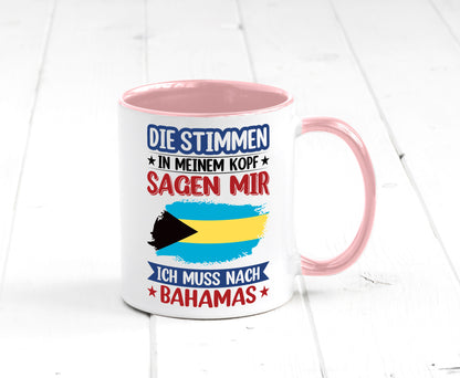 Bahamas | Urlaub Stimmen in meinem Kopf Traumland Geschenk Humor Geschenkidee
