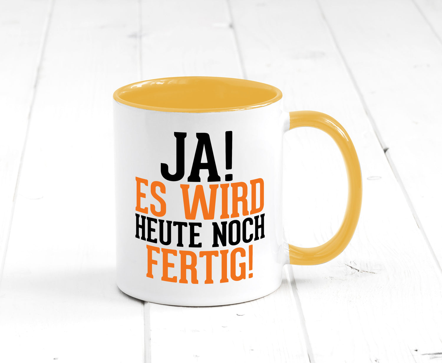 Ja es wird heute noch fertig | Arbeit Kollegen Werkstatt Humor Büro