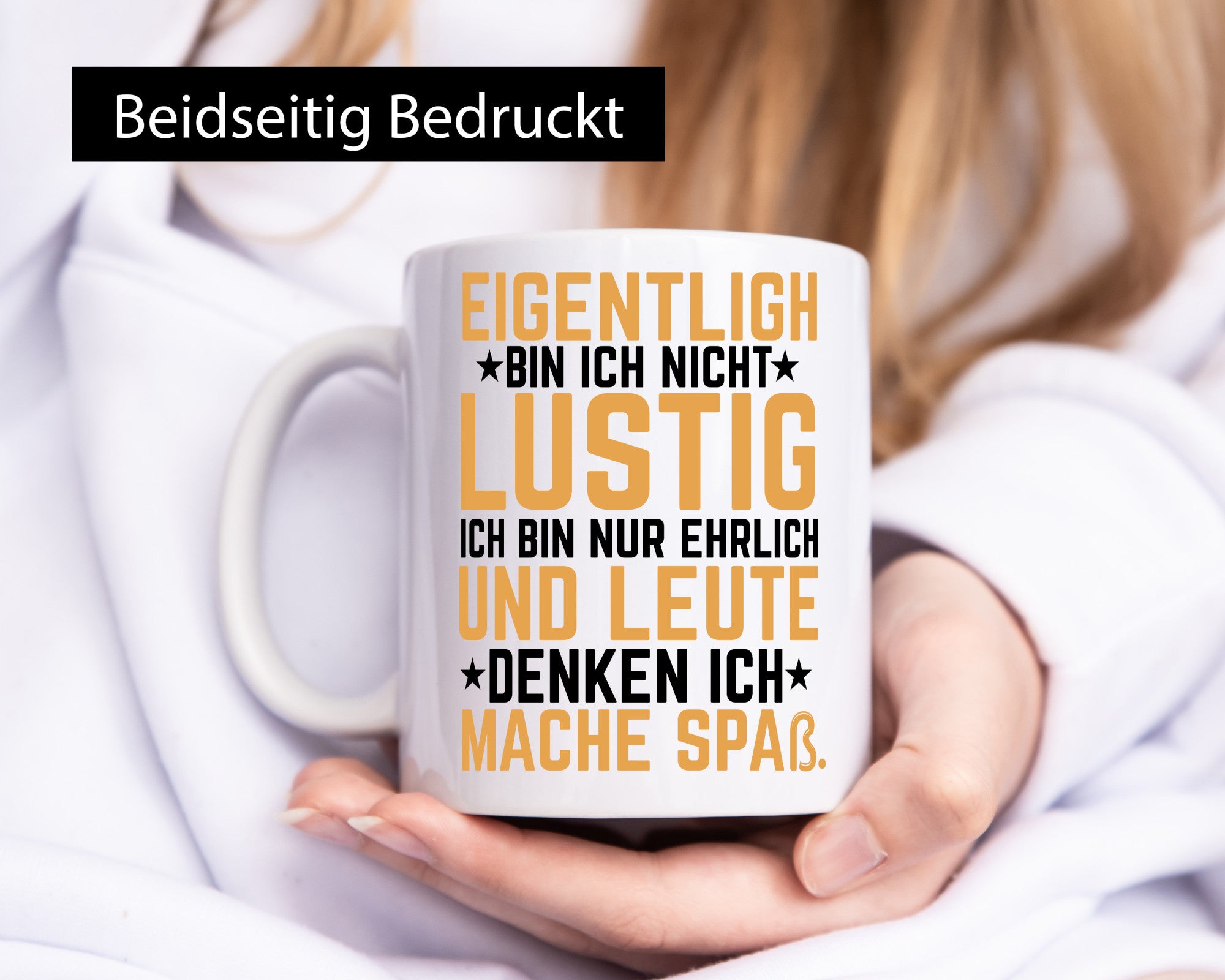 Ich bin ehrlich lustig Humor Geschenkidee Geschenk Tasse