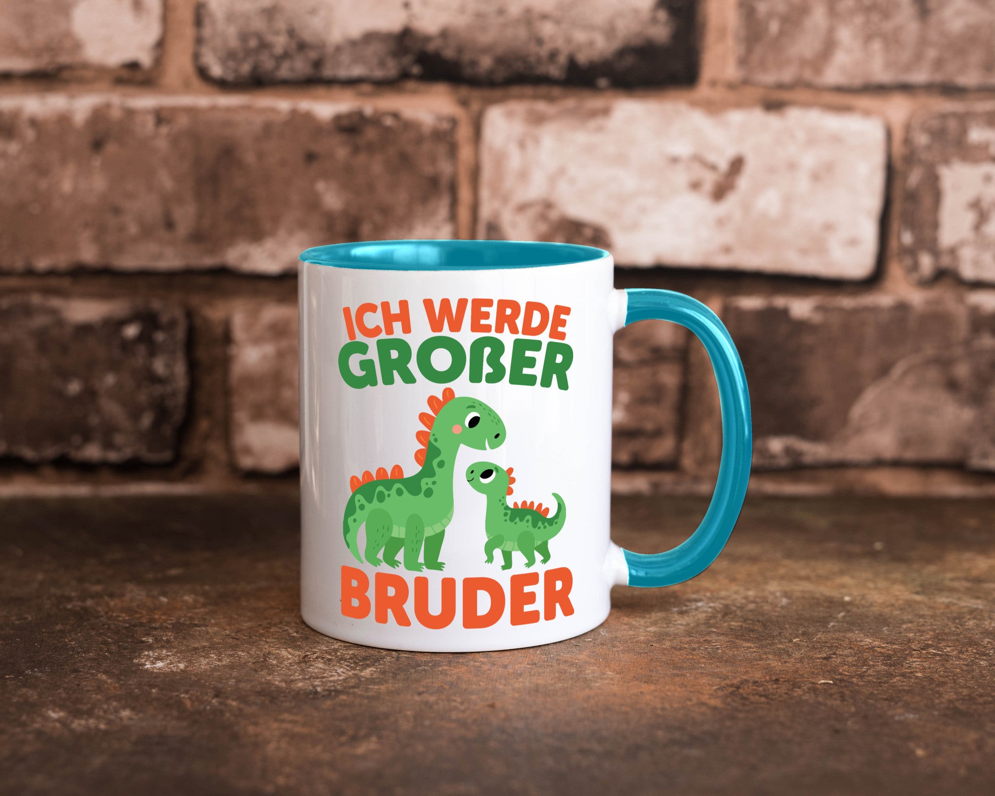 Ich werde Großer Bruder | Dino Brudersaurus lustig Humor Geschenkidee Geschenk