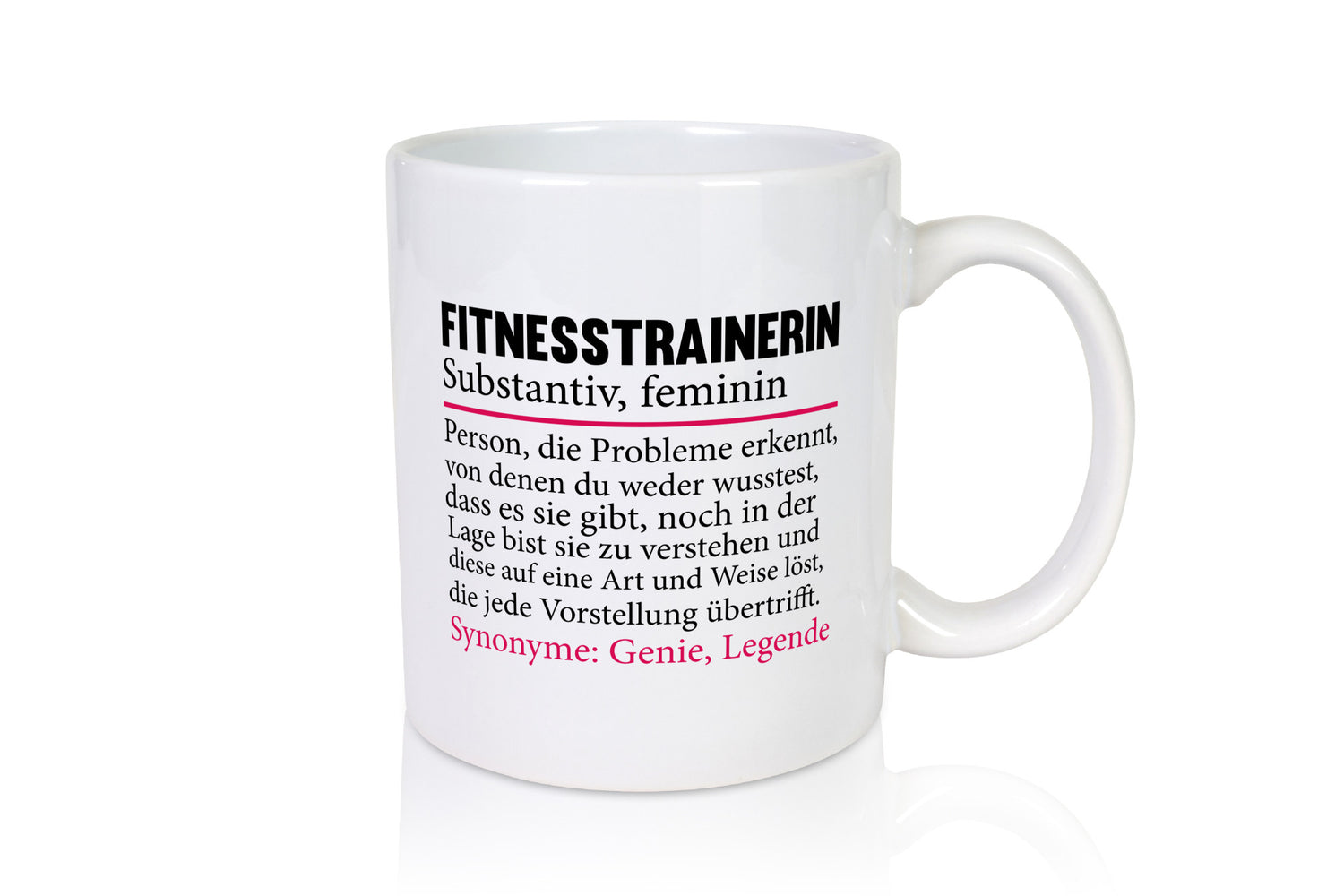 Fitnesstrainerin | Spruch Trainerin Sport Geschenkidee Humor Tasse