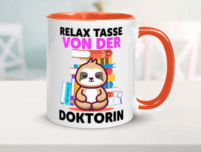 Relax Tasse: Doktorin | Doktorand Doktortitel lustig Humor Geschenkidee