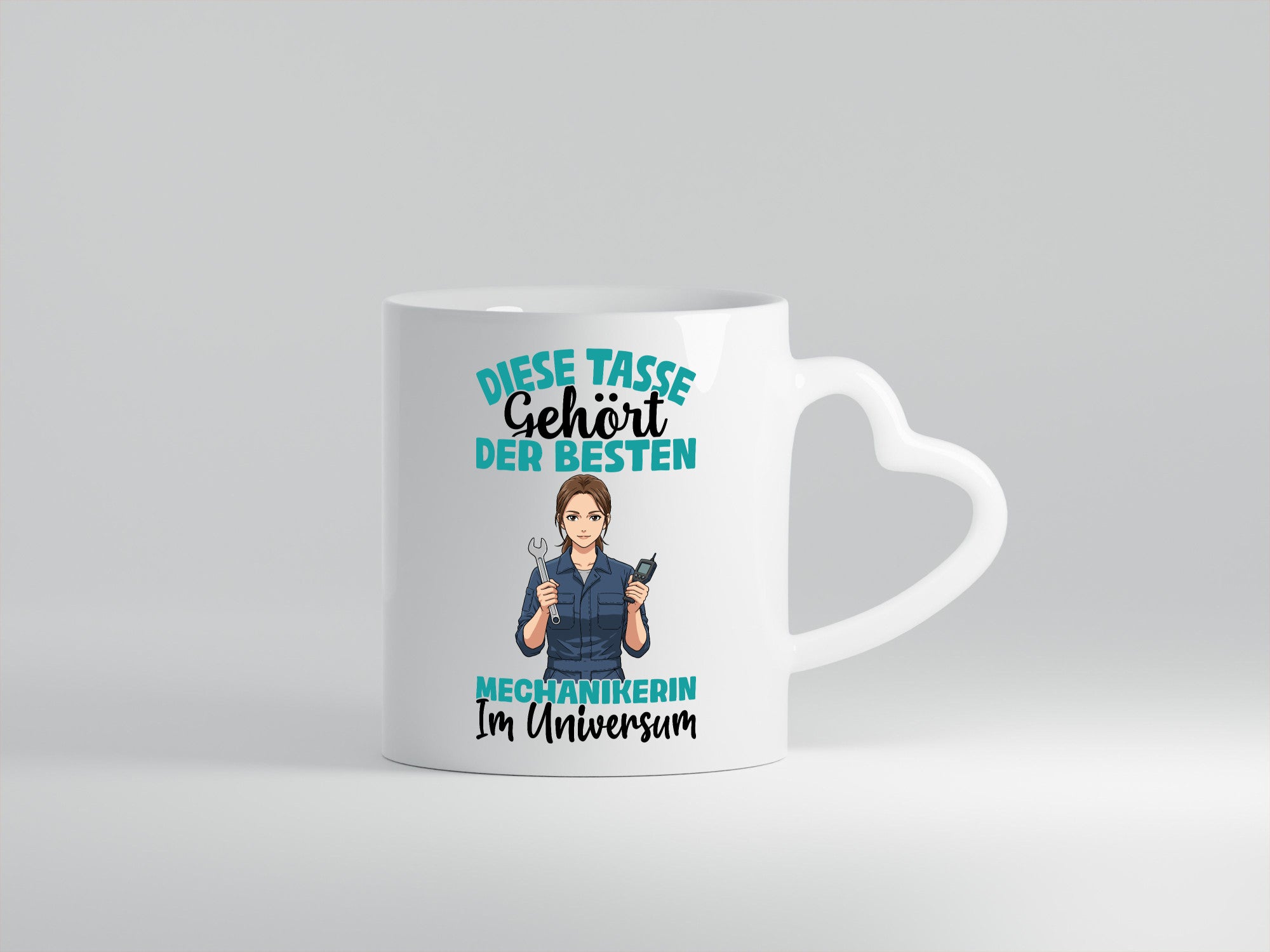 Im Universum: Mechanikerin | KFZ lustiger Spruch Geschenk Humor Geschenkidee