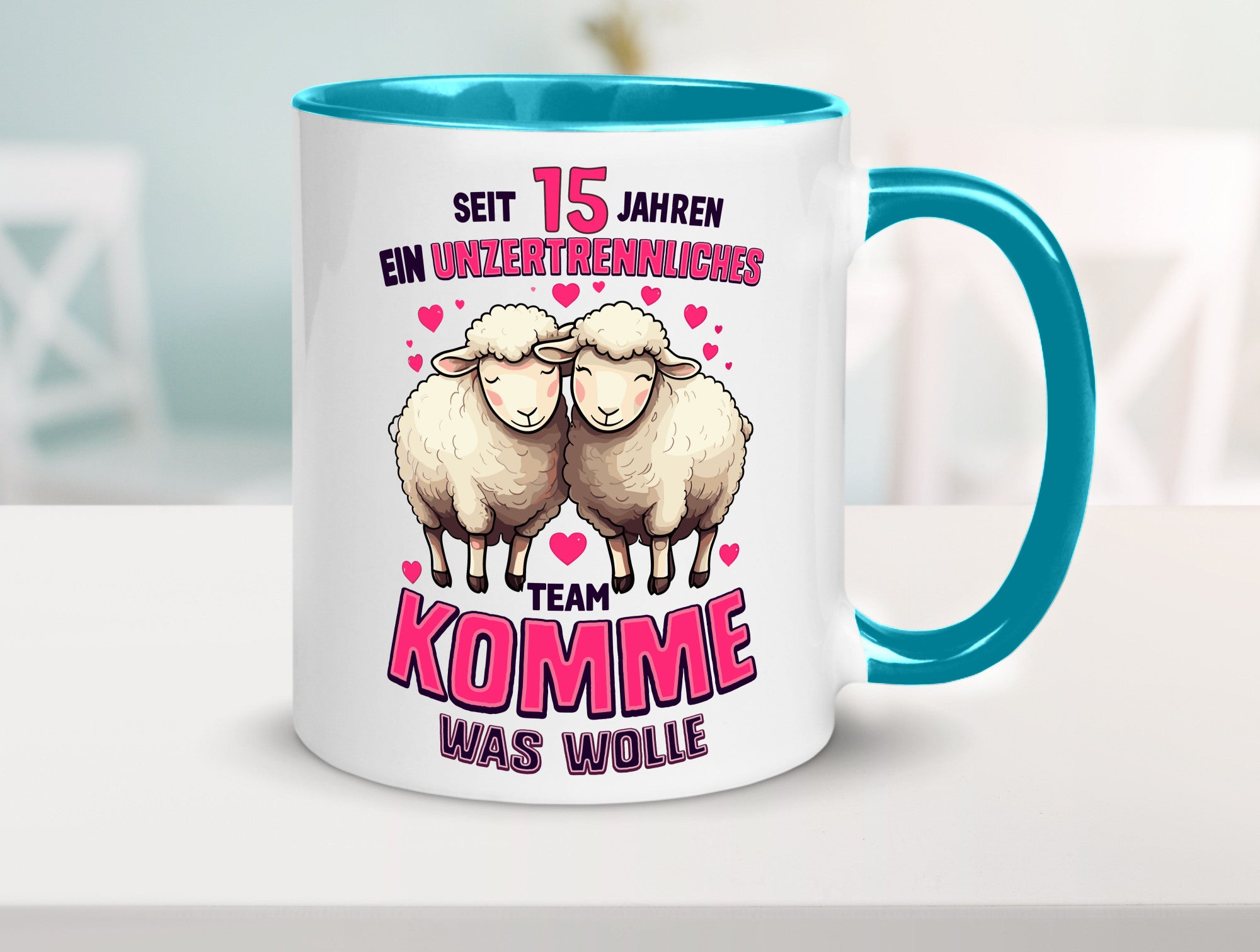 15 Jahre Verheiratet | ein Team Ehepaar Geschenk Humor Geschenkidee lustiger
