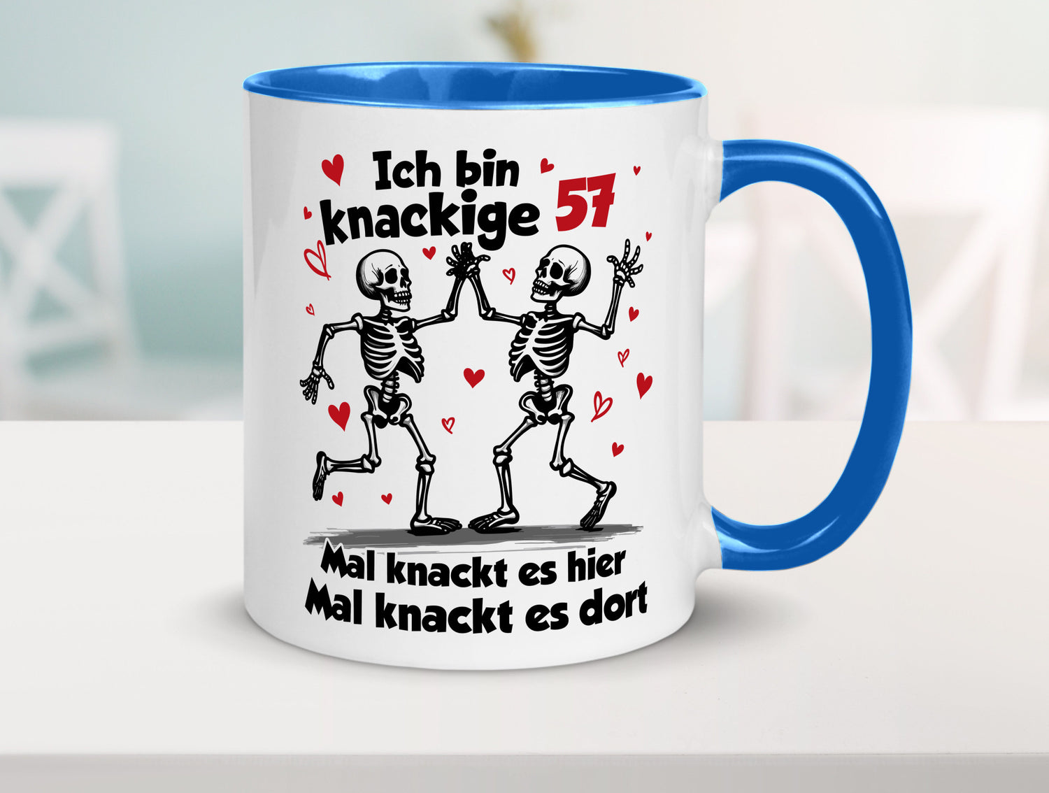 57. Geburtstag | Knackige 57 Ich bin alt lustig Geschenkidee Geschenk Tasse