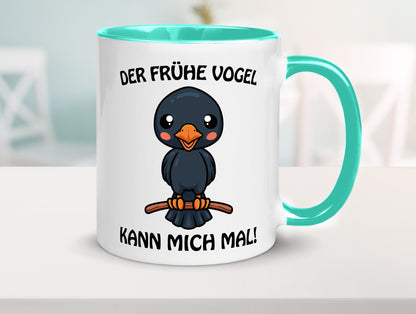 Der Frühe Vogel Humor Geschenkidee Tasse