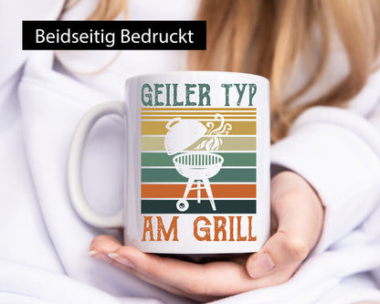 Geiler Typ am Grill | BBQ Freunde Grillmeister Party Humor Geschenkidee Tasse