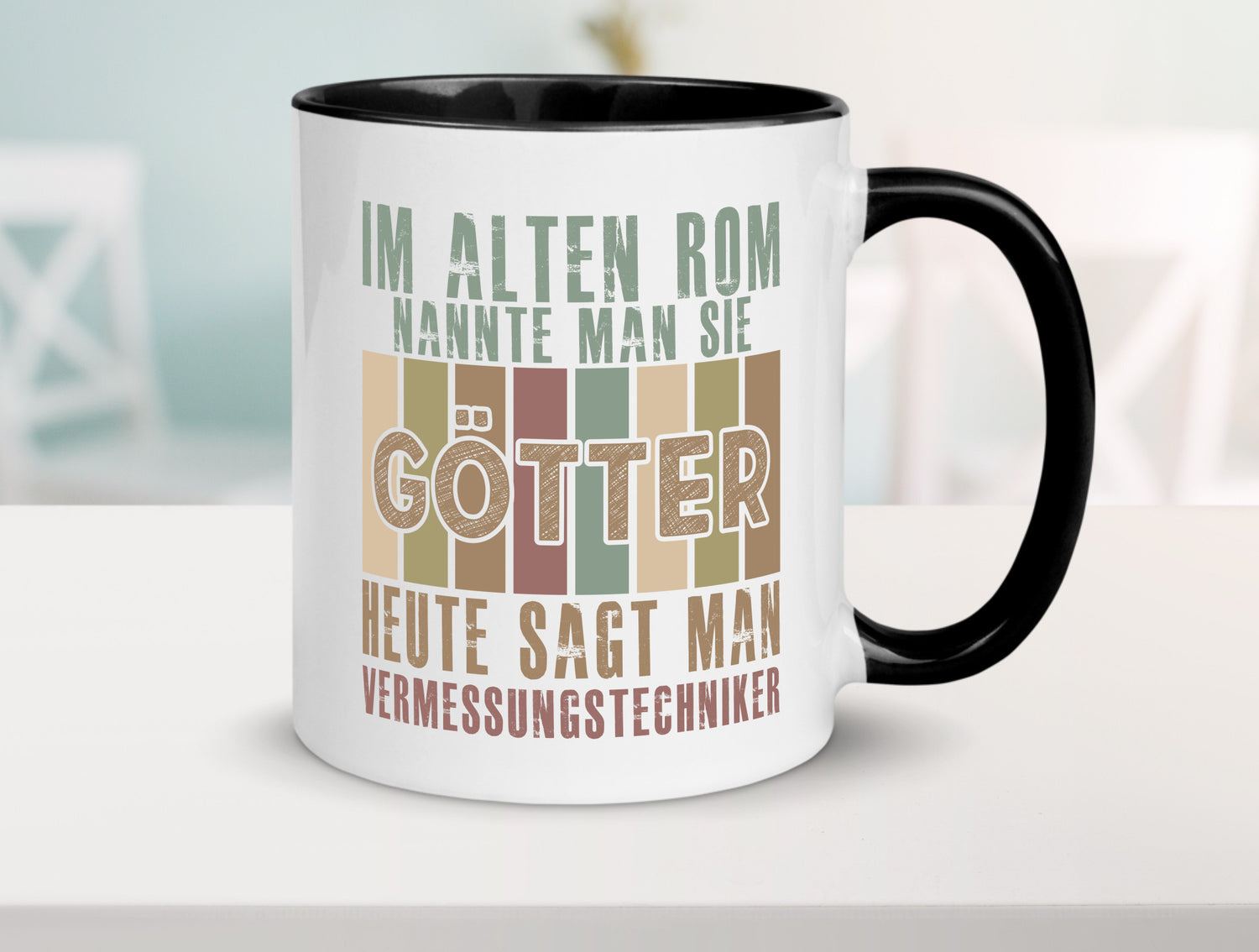 Heute sagt man: Vermessungstechniker | Techniker Geschenkidee Humor Tasse