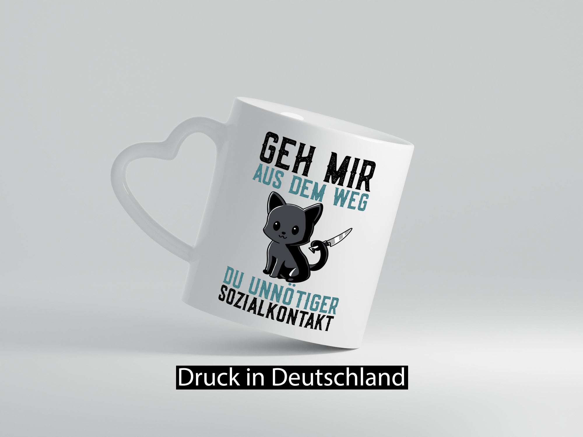 Geh mir aus dem Weg | Wütende Katze Unnötig Humor Tierliebhaber Geschenkidee
