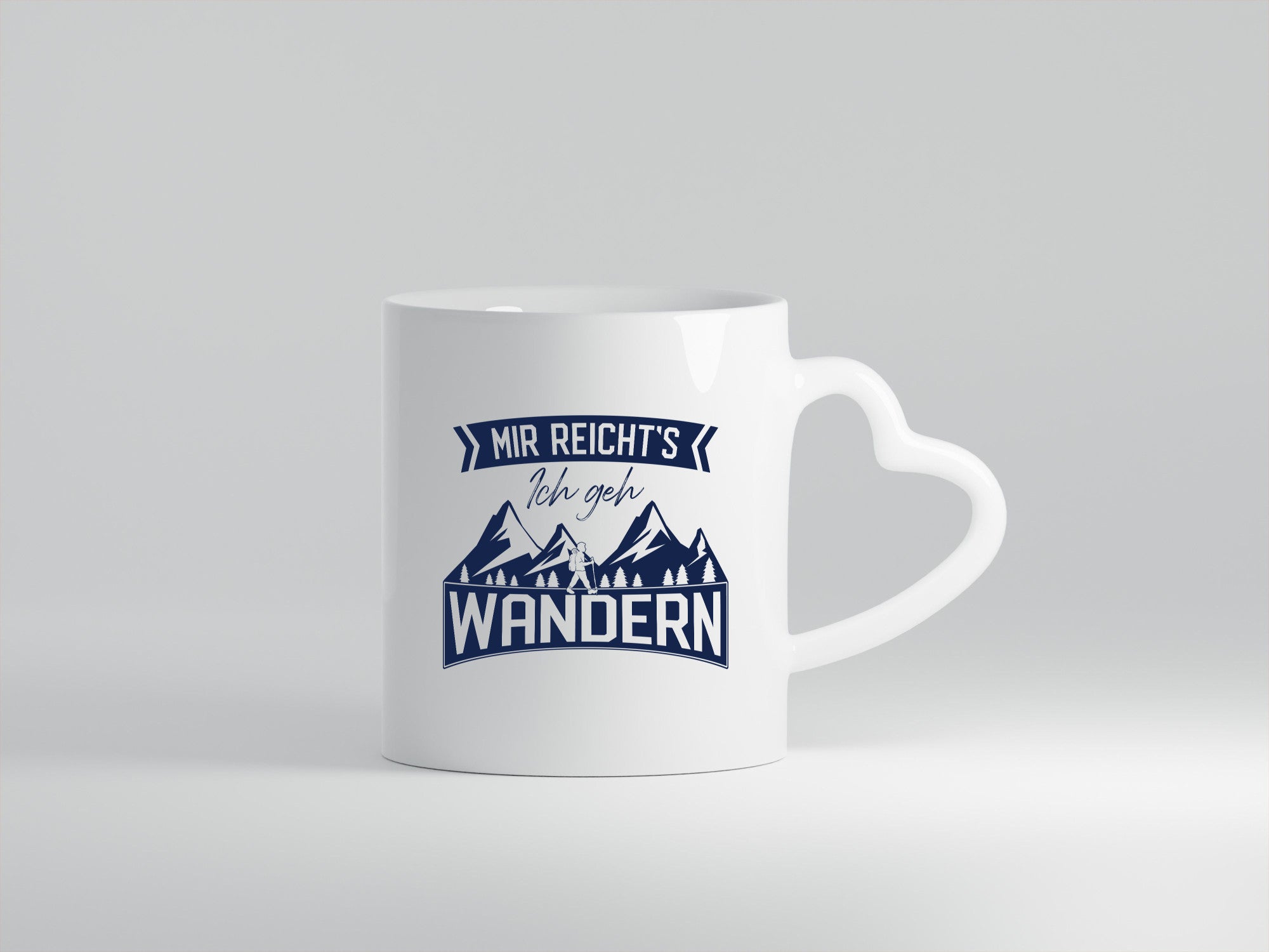 Ich geh wandern | Wanderer Berge Bäume Geschenkidee Humor Tasse