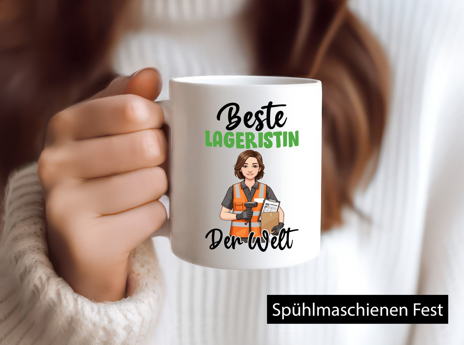 Beste Lageristin | Beruf Lager Arbeiterin v2 Geschenkidee Arbeit Kollegen Büro