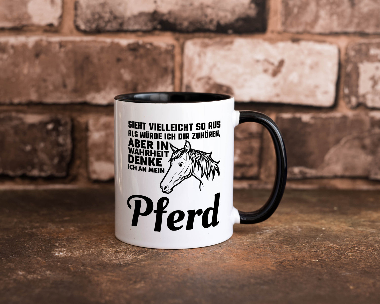 Pferde Spruch | Reiterin Tasse Pferdesport Reiten Humor Geschenkidee
