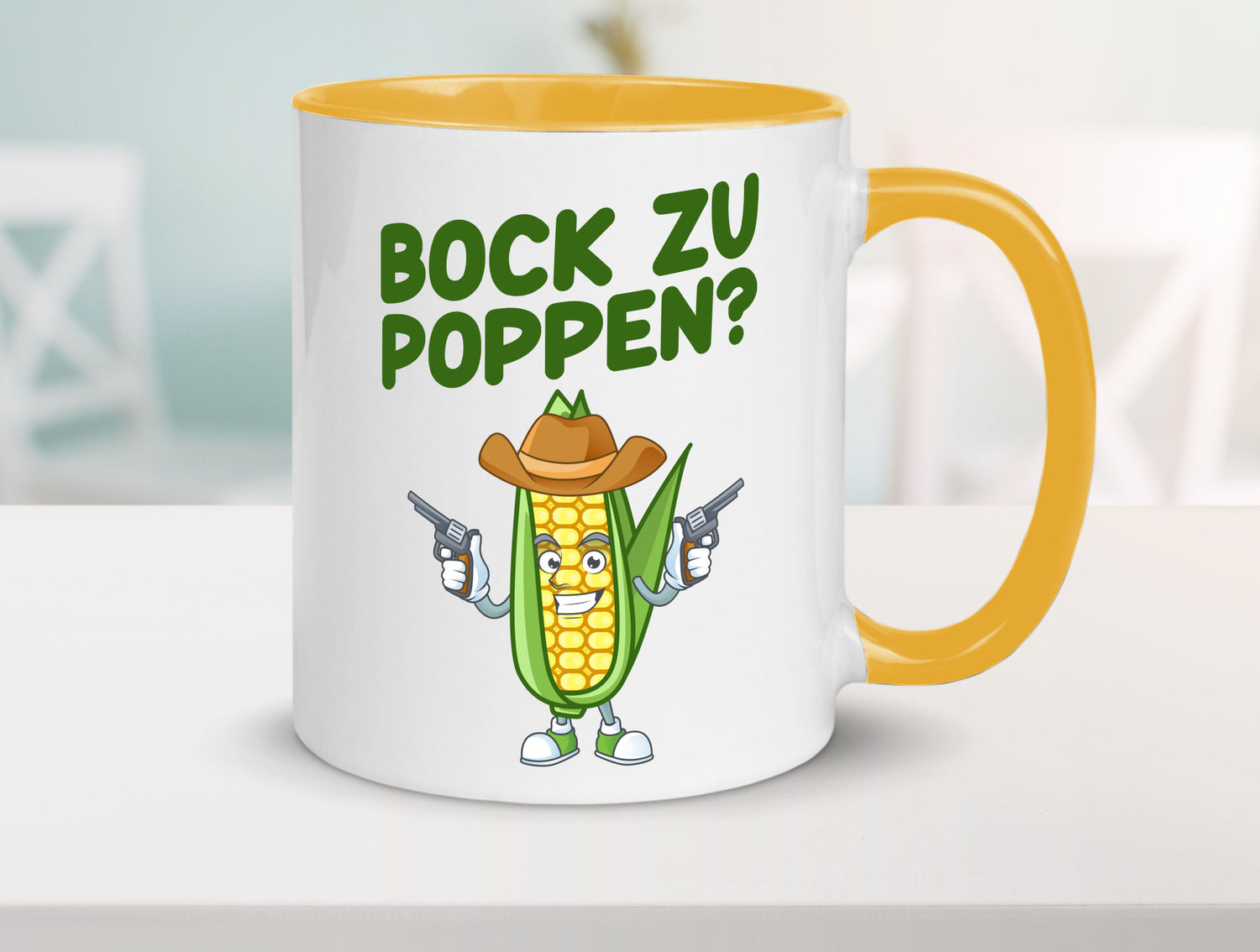 Bock auf Poppen | Mais Lustig Geschenk Humor Geschenkidee lustiger Spruch Tasse