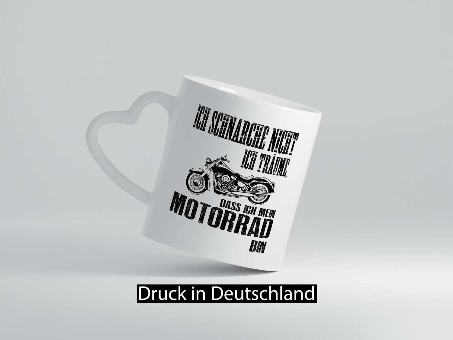 Ich schnarche nicht | Biker Tasse Motorradfahrer lustiger Spruch Geschenk Humor
