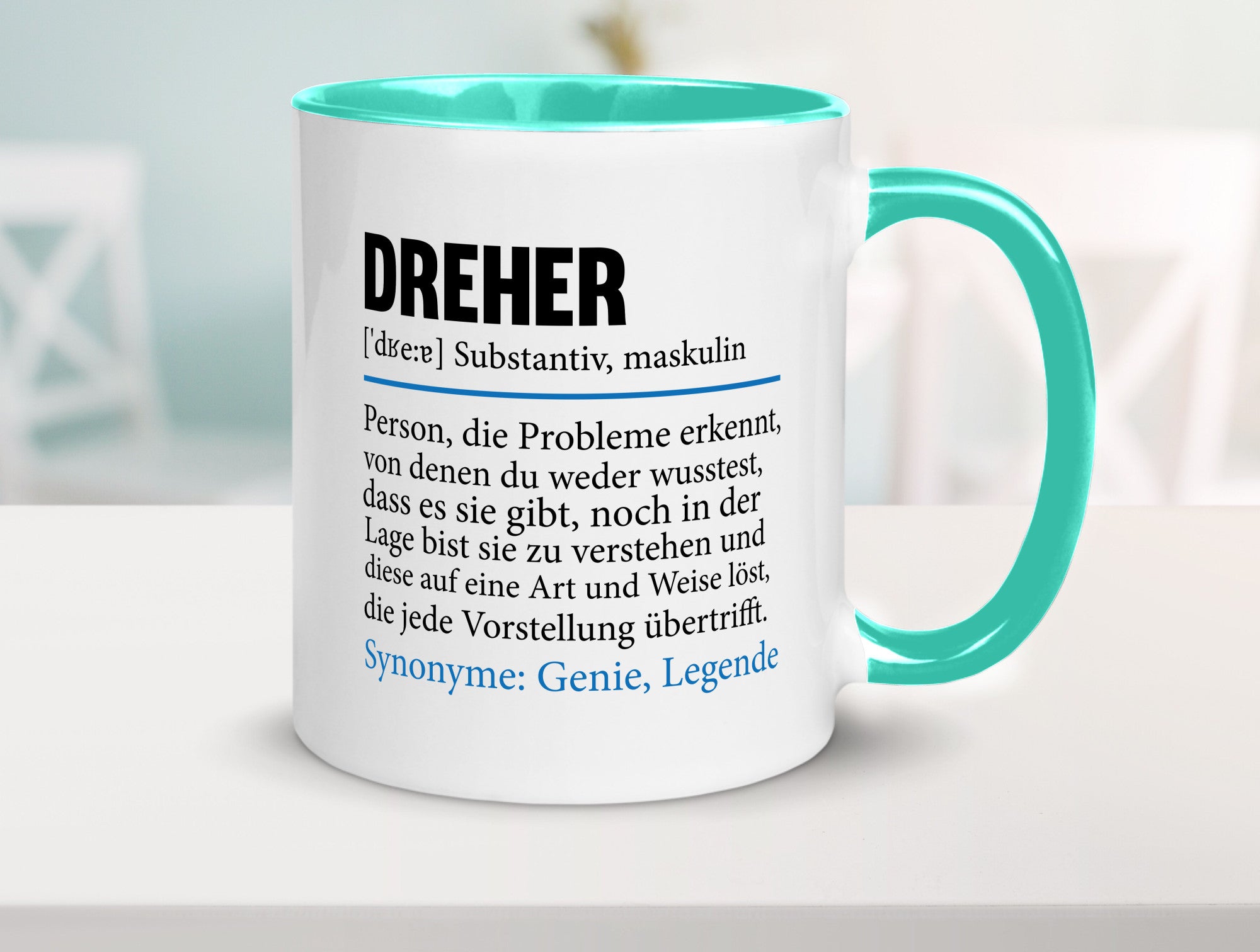 Dreher Humor | Fräser Zerspannungsmechaniker Geschenkidee Tasse