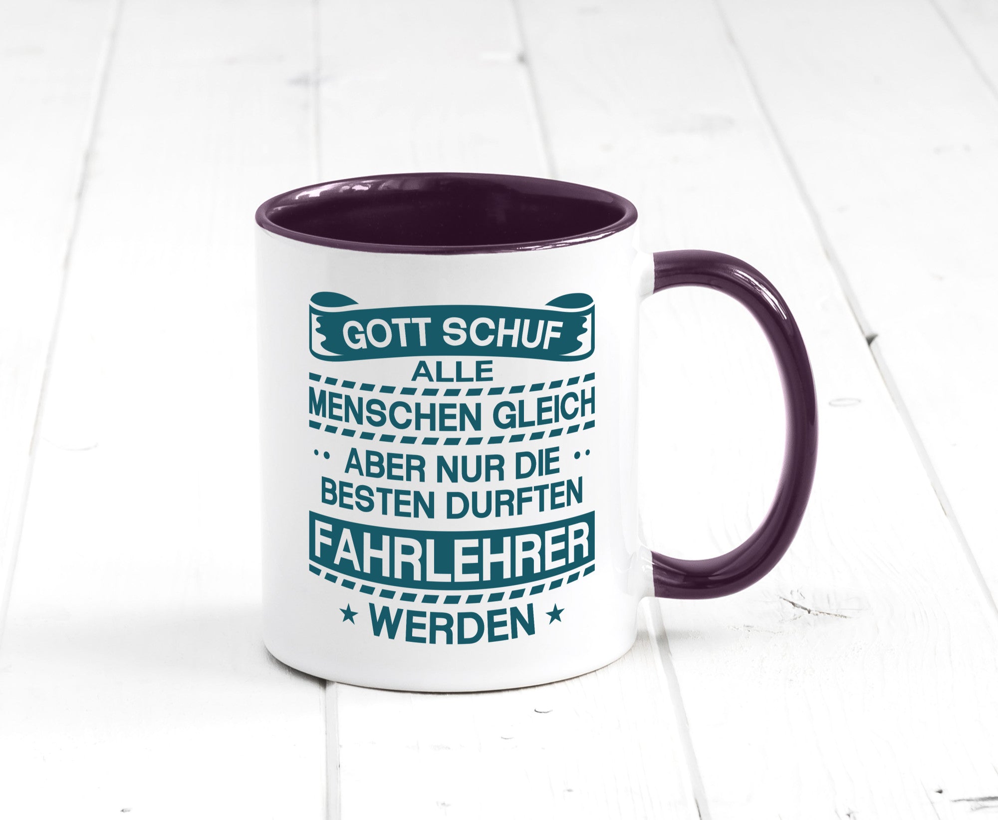 Alle Menschen gleich, die Besten sind Fahrlehrer | Sterne Humor Geschenkidee