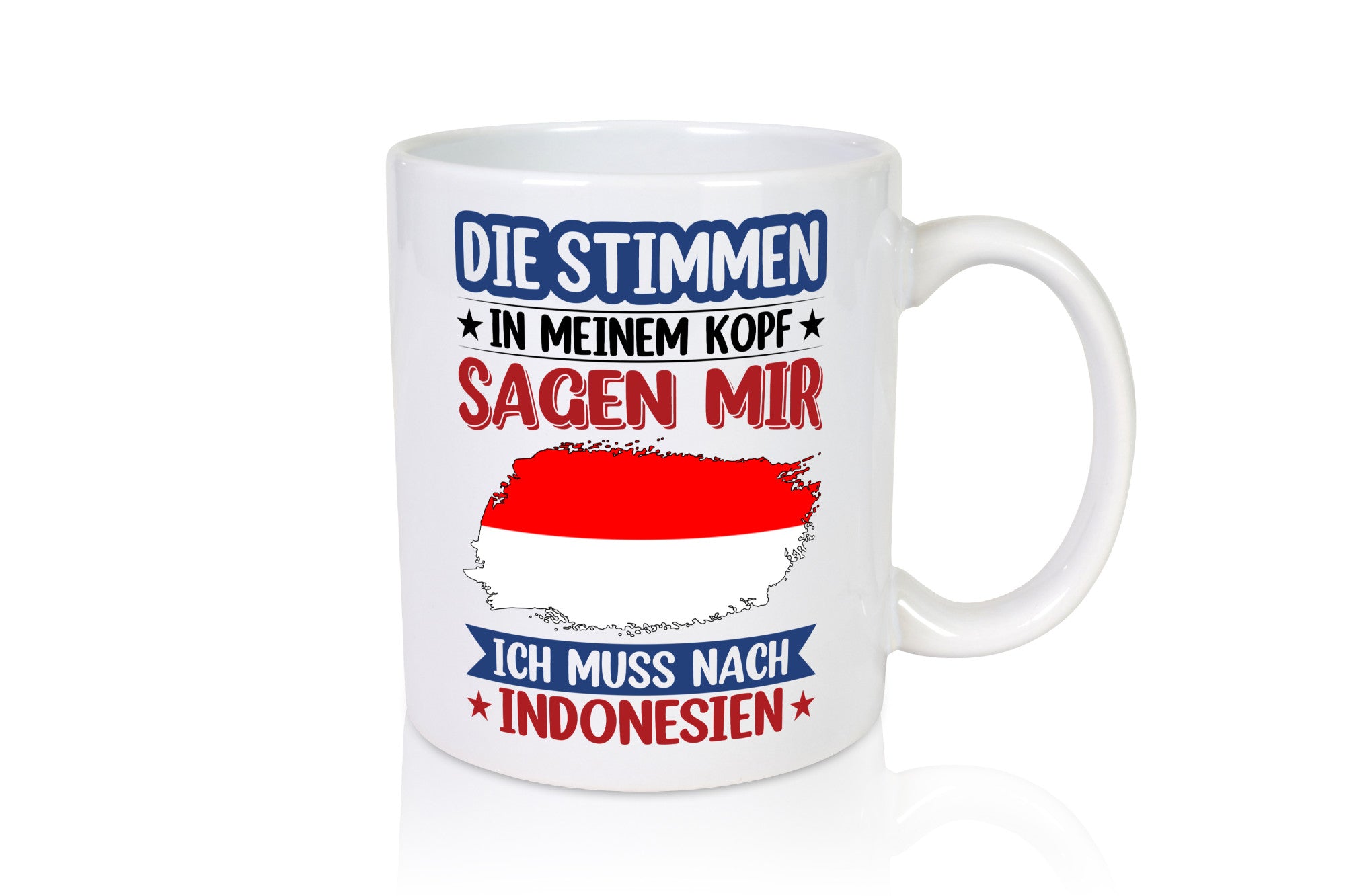 Indonesien | Urlaub Stimmen in meinem Kopf Traumland Geschenk Humor