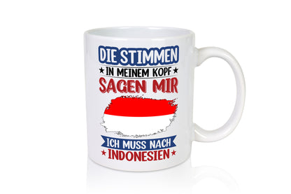 Indonesien | Urlaub Stimmen in meinem Kopf Traumland Geschenk Humor