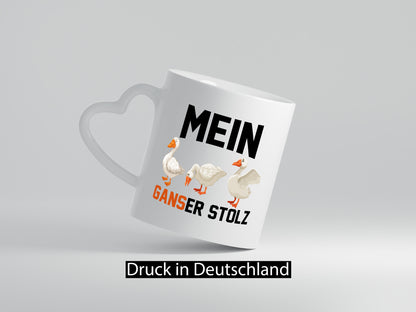 Mein ganser Stolz | Gans Gänsezüchter v2 lustig Humor Geschenkidee Geschenk