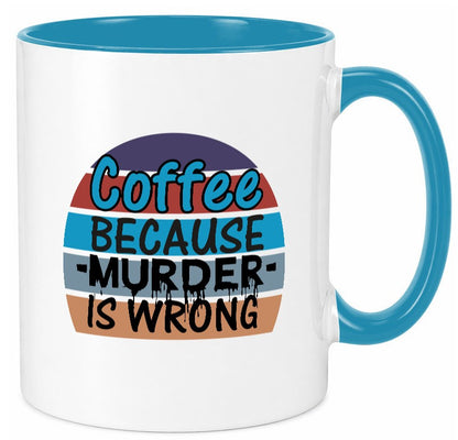 Kaffeetrinker Tasse | schwarzer Humor Büro Spruch Geschenk Arbeit Kollegen