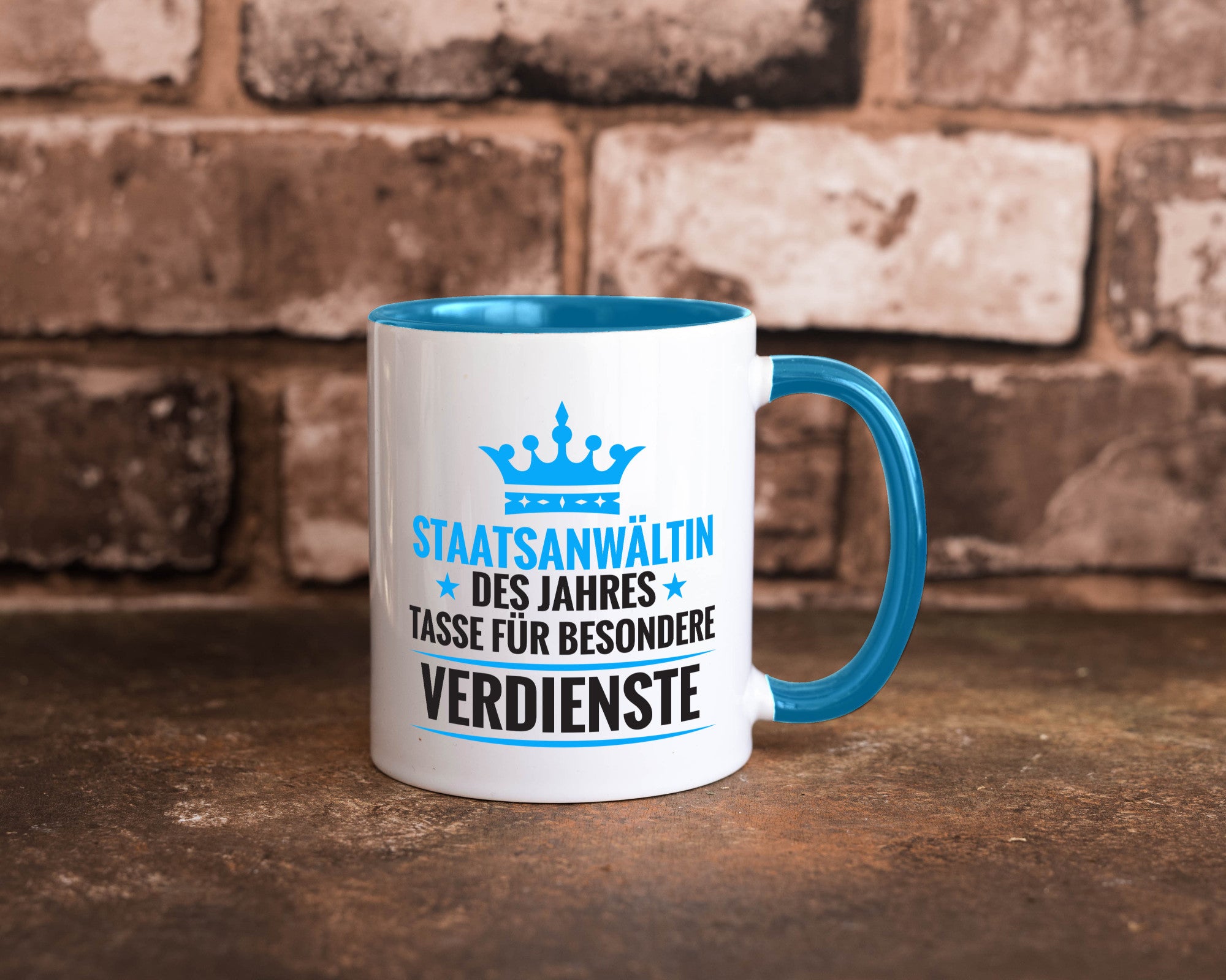 Besonderer Verdienst: Staatsanwältin | Anwältin lustiger Spruch Geschenk Humor