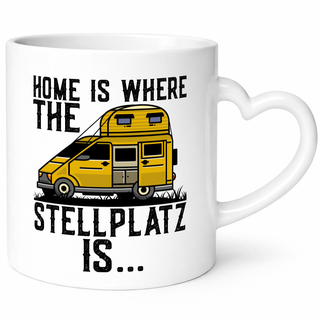 Camping | Wohnmobil Camper-Liebe Stellplatz Panorama Geschenkidee Humor Tasse
