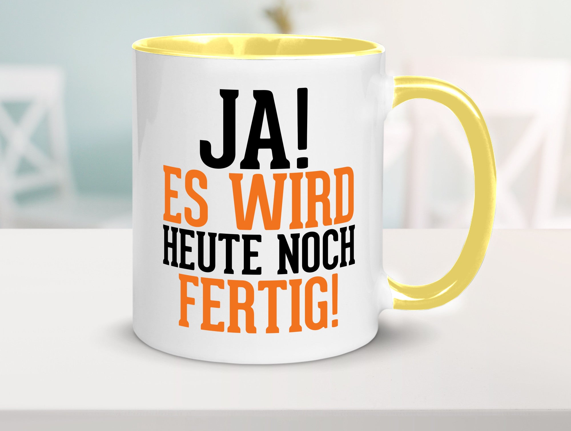 Ja es wird heute noch fertig | Arbeit Kollegen Werkstatt Humor Büro